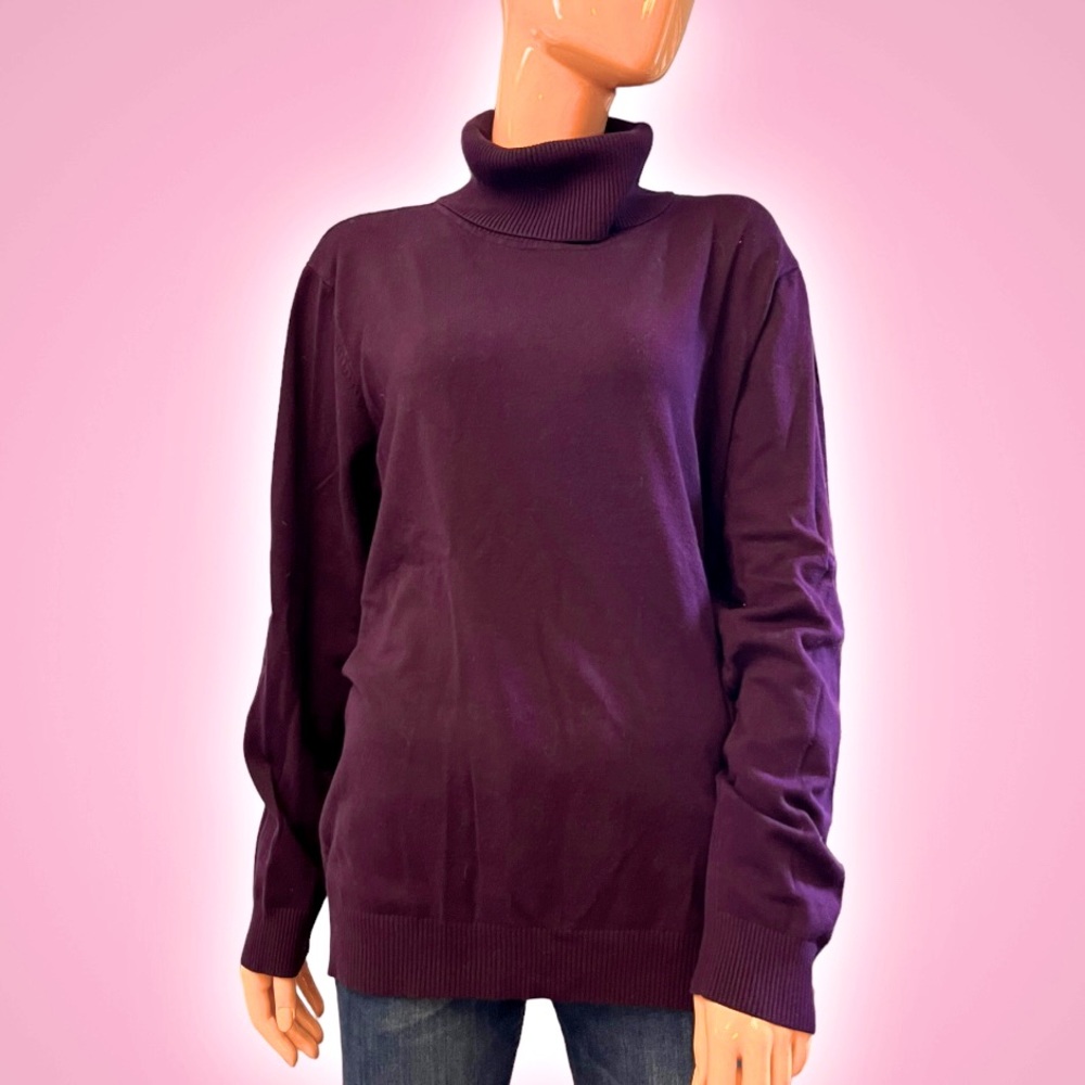 ANDREW MARC Classic Turtleneck Plus Size
